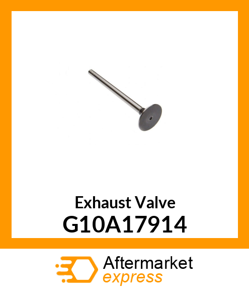 Exhaust Valve G10A17914