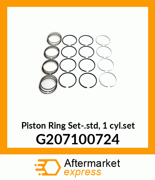 Piston Ring Set-.std, 1 cyl.set G207100724