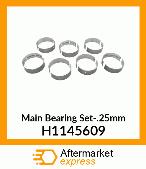 Main Bearing Set-.25mm H1145609