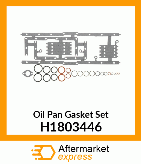 Oil Pan Gasket Set H1803446