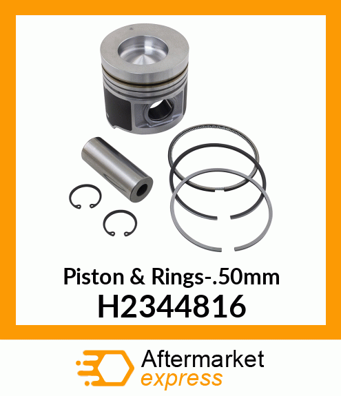 Piston & Rings-.50mm H2344816