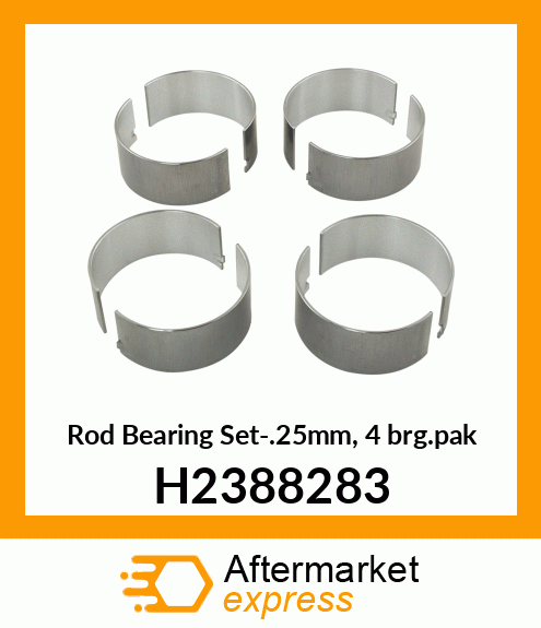 Rod Bearing Set-.25mm, 4 brg.pak H2388283
