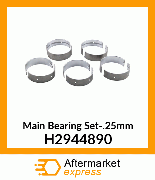 Main Bearing Set-.25mm H2944890
