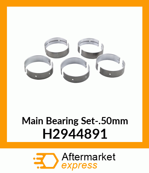 Main Bearing Set-.50mm H2944891