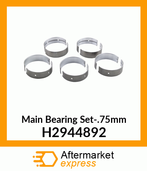 Main Bearing Set-.75mm H2944892