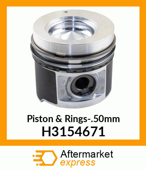 Piston & Rings-.50mm H3154671