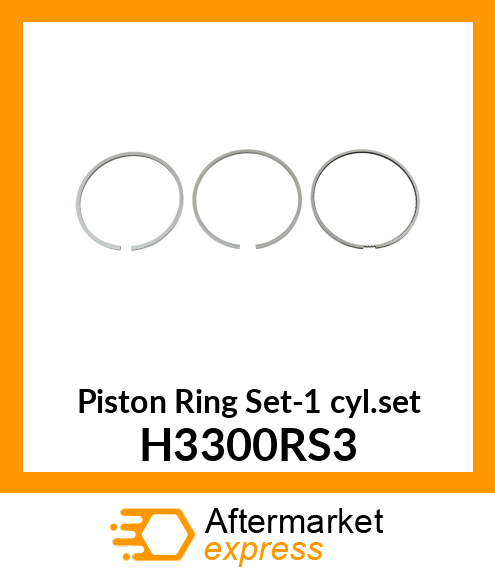 Piston Ring Set-1 cyl.set H3300RS3