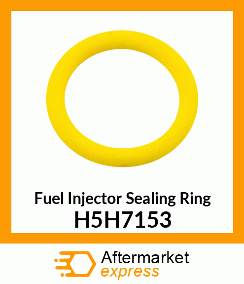 Fuel Injector Sealing Ring H5H7153