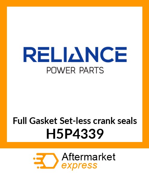 Full Gasket Set-less crank seals H5P4339