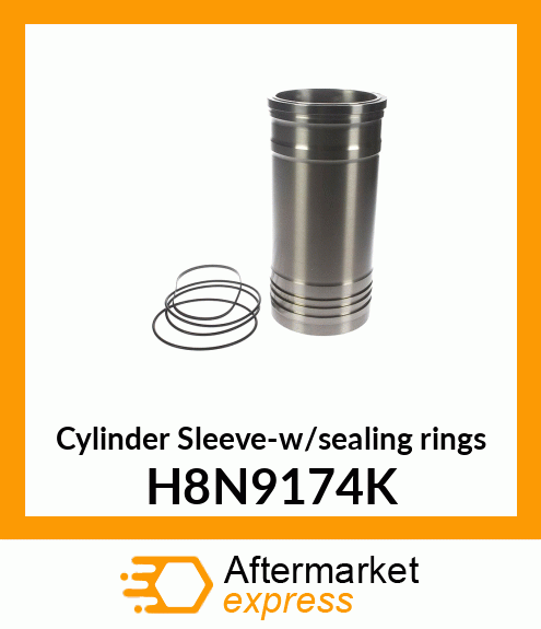 Cylinder Sleeve-w/sealing rings H8N9174K