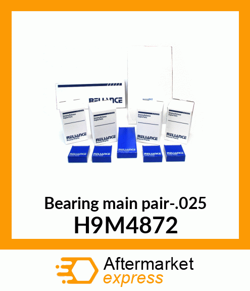 Bearing main pair-.025 H9M4872