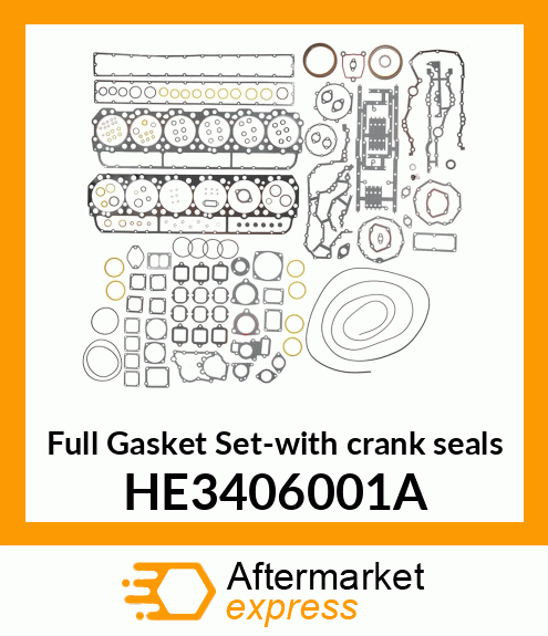 Full Gasket Set-with crank seals HE3406001A