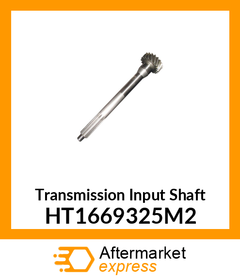 Transmission Input Shaft HT1669325M2