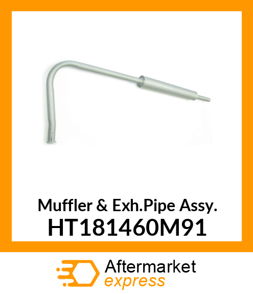Muffler & Exh.Pipe Ass'y. HT181460M91