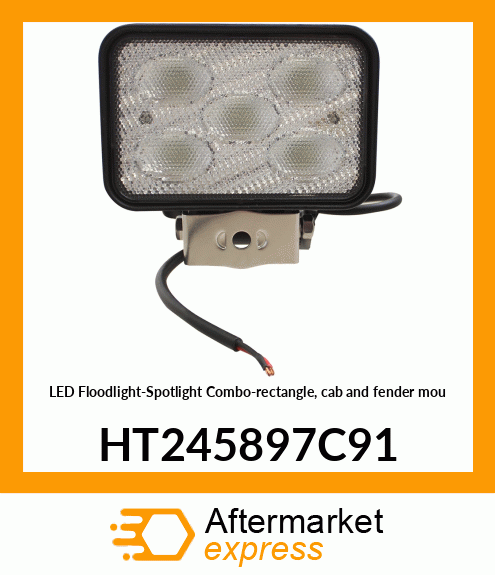 LED Floodlight-Spotlight Combo-rectangle, cab and fender mou HT245897C91