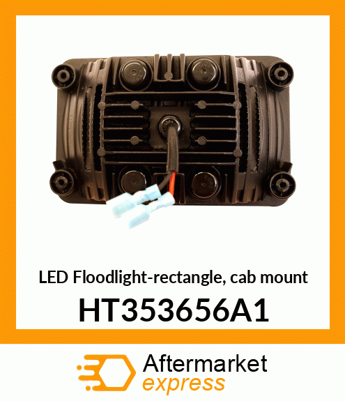 LED Floodlight-rectangle, cab mount HT353656A1