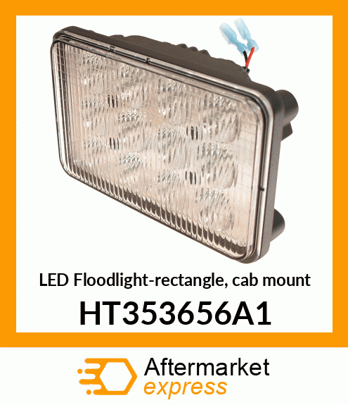 LED Floodlight-rectangle, cab mount HT353656A1