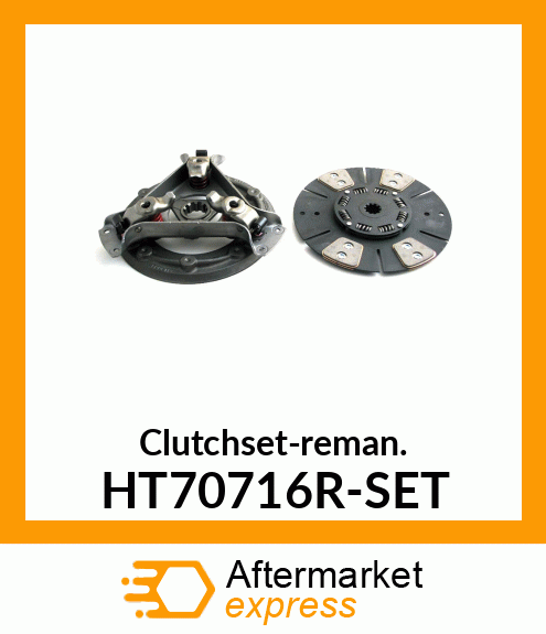Clutchset-reman. HT70716R-SET