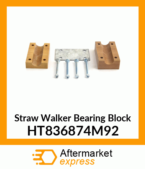 Straw Walker Bearing Block HT836874M92