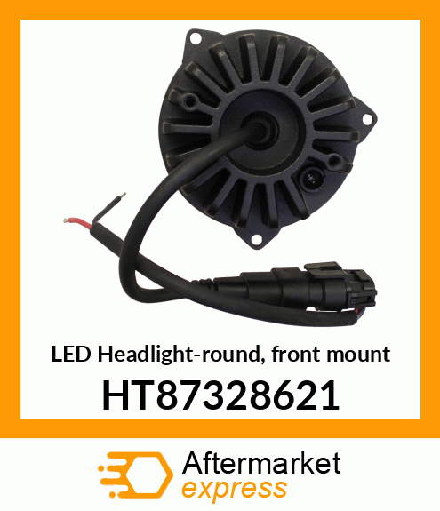 LED Headlight-round, front mount HT87328621