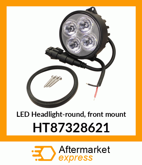 LED Headlight-round, front mount HT87328621