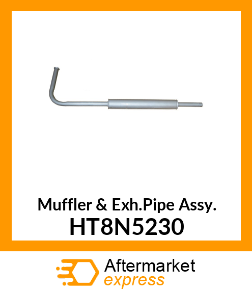Muffler & Exh.Pipe Ass'y. HT8N5230