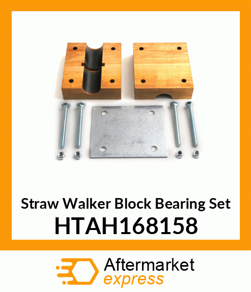Straw Walker Block Bearing Set HTAH168158