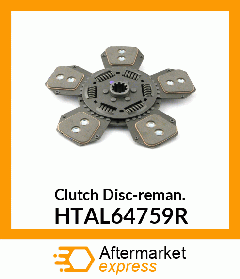 Clutch Disc-reman. HTAL64759R