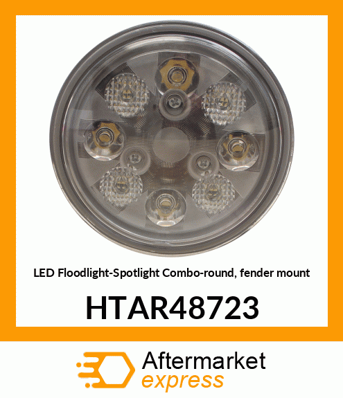 LED Floodlight-Spotlight Combo-round, fender mount HTAR48723
