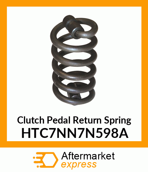 Clutch Pedal Return Spring HTC7NN7N598A