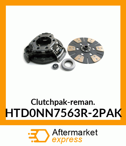 Clutchpak-reman. HTD0NN7563R-2PAK