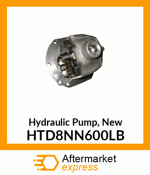 Hydraulic Pump, New HTD8NN600LB