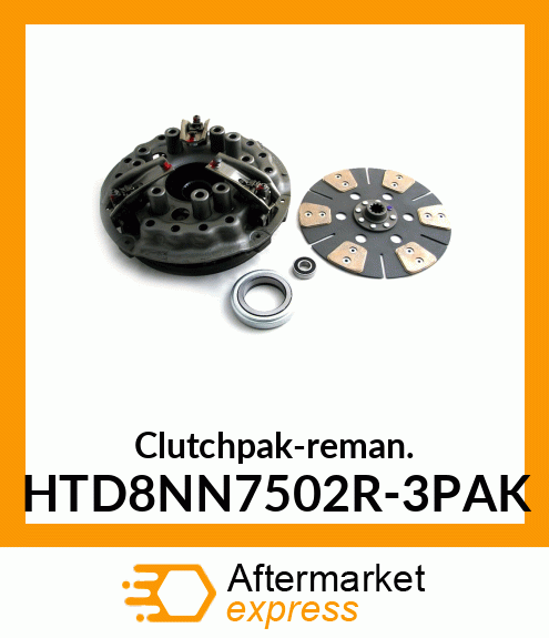 Clutchpak-reman. HTD8NN7502R-3PAK