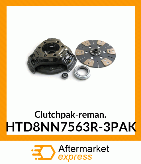Clutchpak-reman. HTD8NN7563R-3PAK