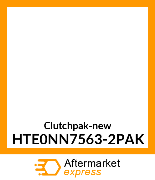 Clutchpak-new HTE0NN7563-2PAK