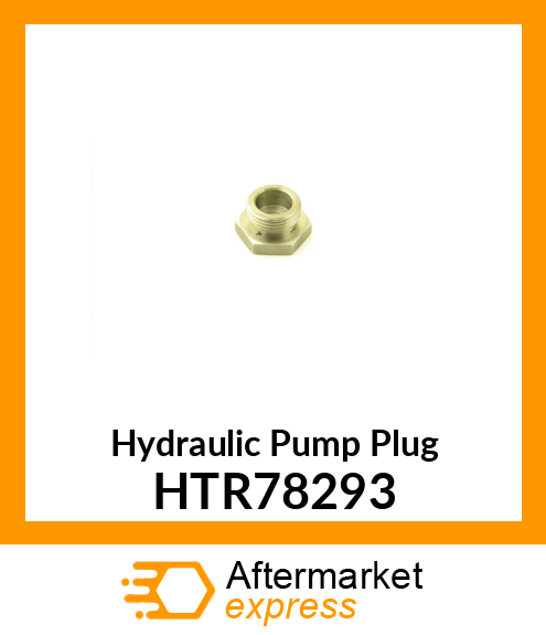 Hydraulic Pump Plug HTR78293