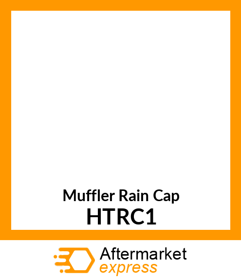 Muffler Rain Cap HTRC1