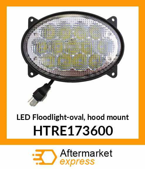 LED Floodlight-oval, hood mount HTRE173600