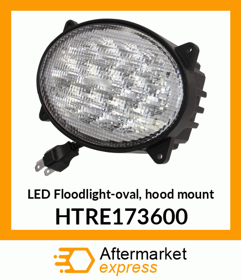 LED Floodlight-oval, hood mount HTRE173600