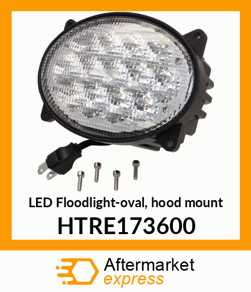 LED Floodlight-oval, hood mount HTRE173600