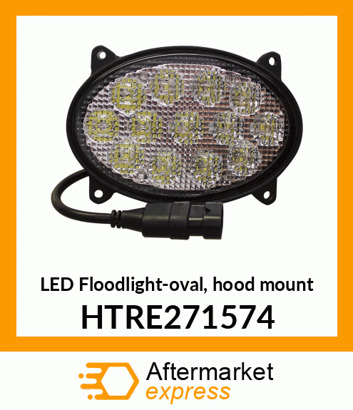 LED Floodlight-oval, hood mount HTRE271574