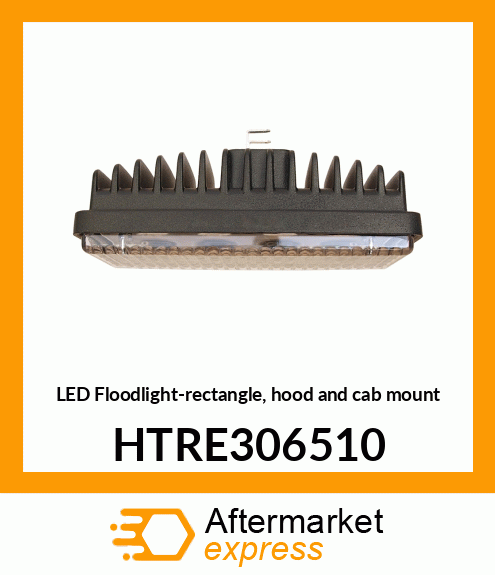 LED Floodlight-rectangle, hood and cab mount HTRE306510