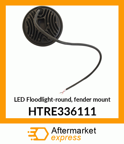LED Floodlight-round, fender mount HTRE336111