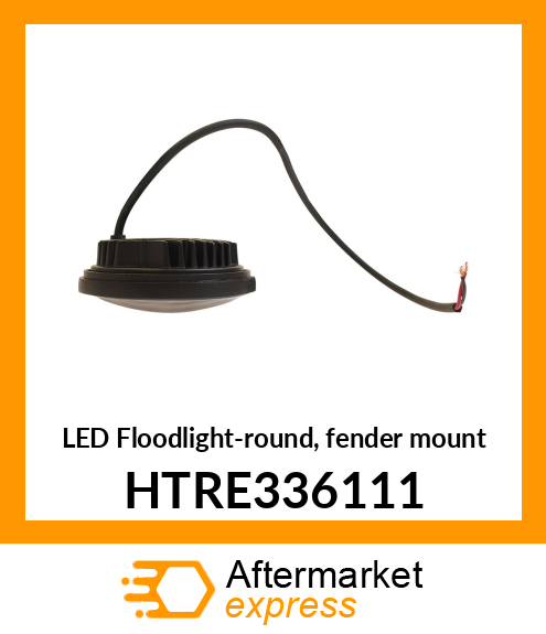 LED Floodlight-round, fender mount HTRE336111