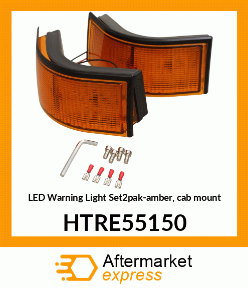 LED Warning Light Set2pak-amber, cab mount HTRE55150