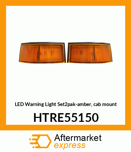 LED Warning Light Set2pak-amber, cab mount HTRE55150