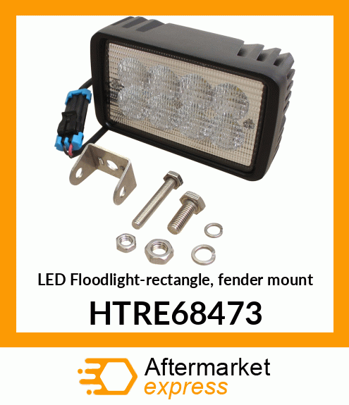 LED Floodlight-rectangle, fender mount HTRE68473