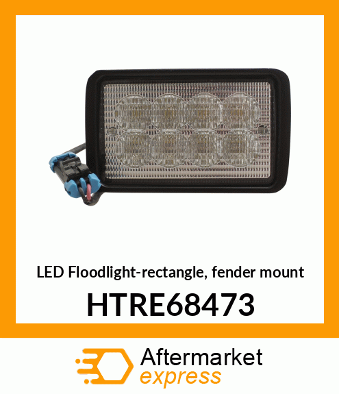 LED Floodlight-rectangle, fender mount HTRE68473