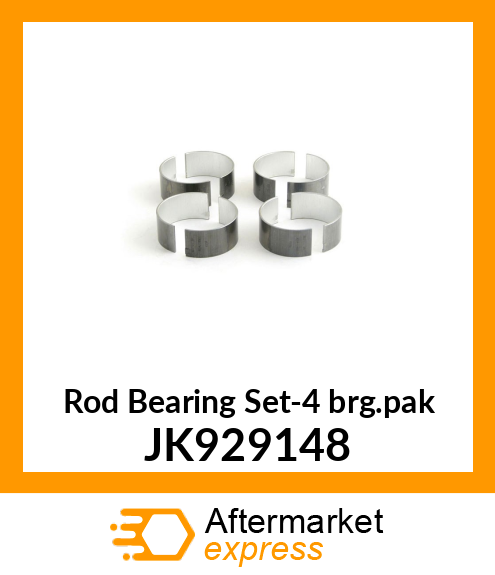 Rod Bearing Set-4 brg.pak JK929148