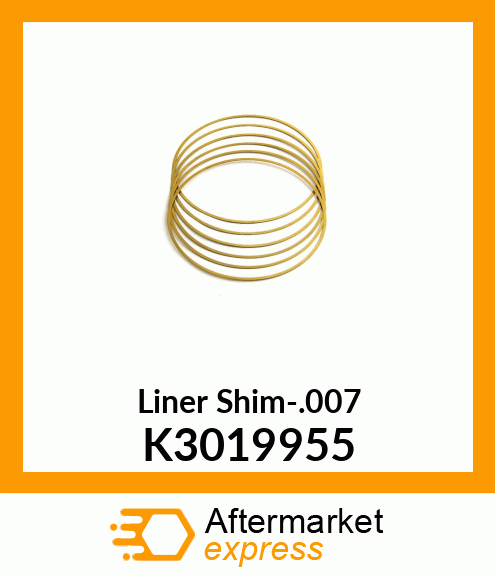 Liner Shim-.007 K3019955